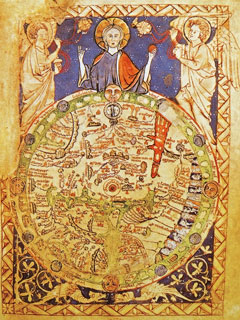 medieval map of Jerusalem